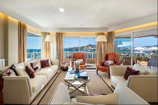 Sumptuous 5 bedroom Frontline apartment on Ibiza Town's Golden Mile.