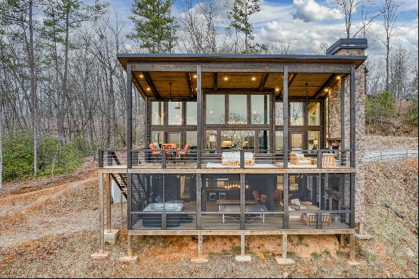 Contemporary Rustic New Construction Home on the Shores of Fightingtown Creek