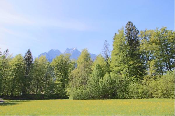 Property at the foot of the Zugspitze for an Alpine dream home