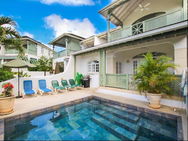 Luxury three-bedroom townhouse in the Sugar Hill resort on the West Coast of Barbados with