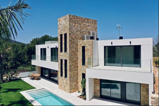 A five bedroom villa for sale in Roca Llisa, Santa Eulalia del Rio, Illes Baleares.