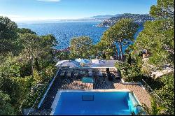 Luxury modern villa located in the prestigious area of Cap-Ferrat.
