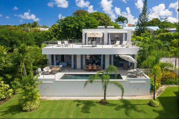 Contemporary Retreat with Caribbean Sunset Views