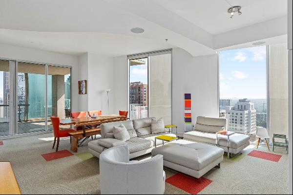 High Rise Living At Its Finest In This Penthouse In The Aqua Condominiums