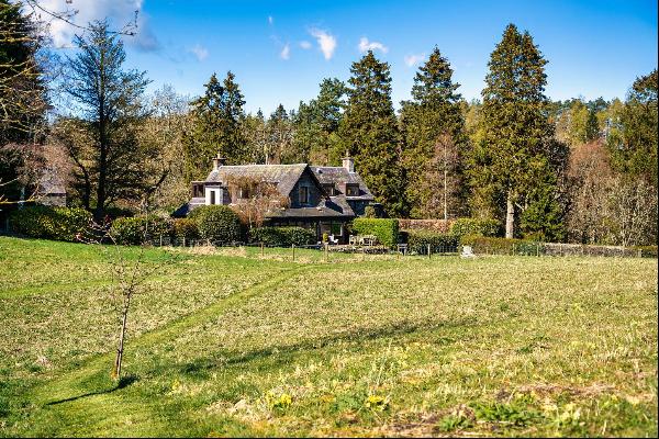 A fine country house in a secluded location with magical views, an enchanting wooded glen 