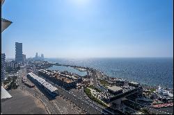 A luxury apartment in Jeddah overlooking the Red Sea