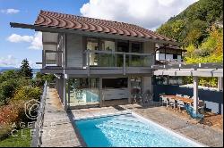 Veyrier du Lac, contemporary property with superb lake view