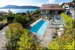 Veyrier du Lac, contemporary property with superb lake view