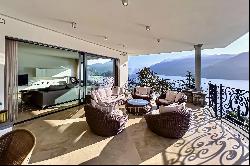 Brissago: luxury villa with breathtaking lake view in an exclusive location for sale