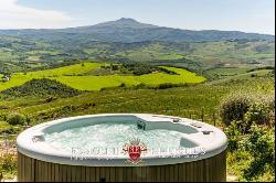 Val d'Orcia - ORGANIC EQUESTRIAN ESTATE WITH OLIVE GROVE AND WELLNESS CENTER FOR SALE IN 