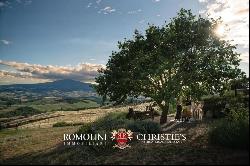 Val d'Orcia - ORGANIC EQUESTRIAN ESTATE WITH OLIVE GROVE AND WELLNESS CENTER FOR SALE IN 