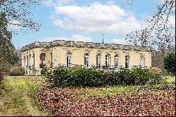 Near Chantilly. An elegant Neo Classical-style property inspired by the Grand Trianon. In
