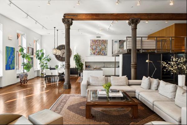 <p>Step inside this impeccable 3 bedroom, 3.5 bathroom residence at the iconic 84 Mercer, 