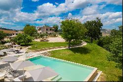 Country house with vineyards and olive groves