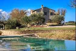 Country house with vineyards and olive groves