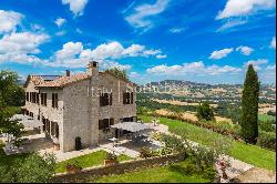 Country house with vineyards and olive groves