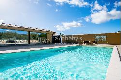 Independent house with pool and view of Noto