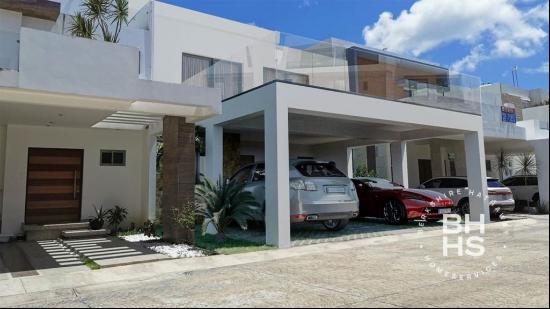 5622-Pre-sale House in Residencial Aqua 4 bedrooms Cancun Quinta, Cancún 77500