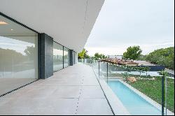 Newly built house with sea views in Cala Vinyes.