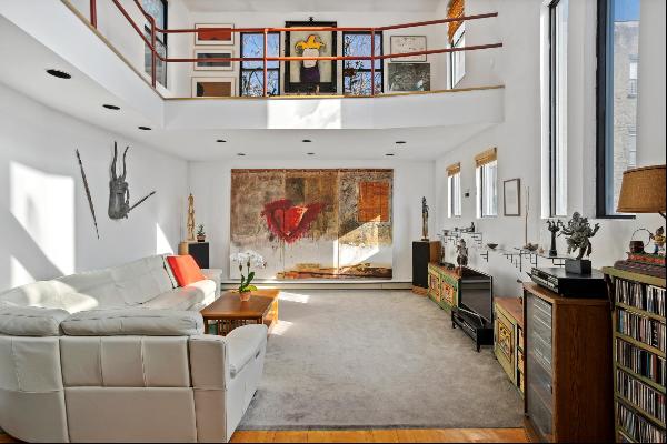 Nestled within vibrant Greenpoint, Brooklyn, this extraordinary property offers tons of fl