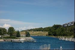 Protected Lake Michigan dock