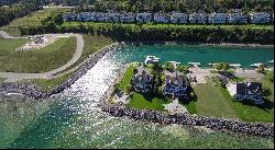 Protected Lake Michigan dock