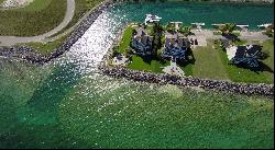 Protected Lake Michigan dock