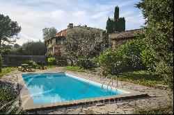 Roquefort les Pins - Charming farmhouse with independent apartment