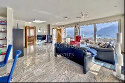 Brissago: modern villa with large terraces & outdoor pool for sale