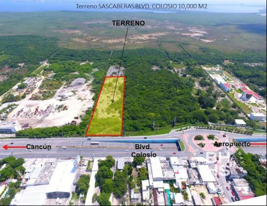 5888-Commercial Lot for Sale Cancun Blvd Colosio, Cancún 77500