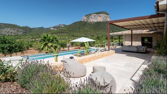 New rustic finca with amazing mountain views for sale in Alaro, , Alaro 07340