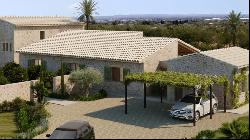 New Finca with views of the Tramuntana for sale in Binissalem, M, Binissalem 07350