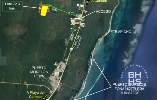 5893-Land for sale in Puerto Morelos near the Federal Highway, Puerto Morelos 77580