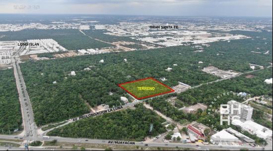 5890-Lot for Sale in Cancun Prolongacion La Luna Ave. with Huaya, Cancun 77533