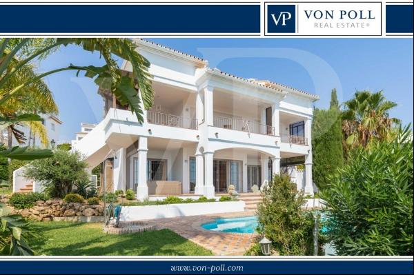Stunning and stately villa with unobstructed views of the Mediterranean