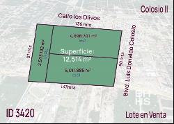 3420 - Lot for Sale Cancun Blvd Colosio II Quintana Roo, Cancún 77500