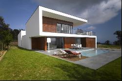 New modern design house with panoramic views