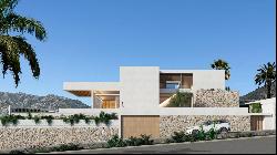 Unique designer villa with sea views in El Higueron