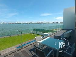 5504 - House for sale in front of the lagoon Isla Dorada Cancun , Cancún 77500