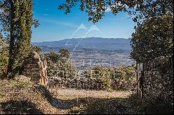 OLD PROVENCAL SHEPHERD TO RENOVATE - PANORAMIC VIEW - BUILDING LAND