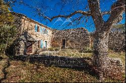 OLD PROVENCAL SHEPHERD TO RENOVATE - PANORAMIC VIEW - BUILDING LAND