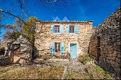 OLD PROVENCAL SHEPHERD TO RENOVATE - PANORAMIC VIEW - BUILDING LAND