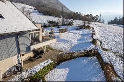 Annecy le Vieux, ground floor garden apartment with unobstructed mountains view