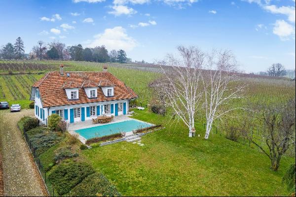 Detached villa with lake view on the outskirts of Morges