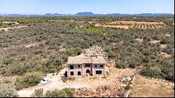 Huge country estate for sale, house under construction, Llucmajo, Llucmajor 07620