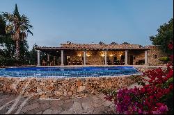 Villa with sea view in Cala Tarida
