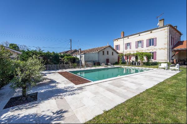 GUJAN MESTRAS - 19TH CENTURY MANOR HOUSE - SWIMMING POOL