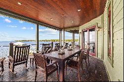 One-Of-A-Kind Bayfront Home With 200-Ft. Dock And Boat House