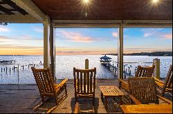 One-Of-A-Kind Bayfront Home With 200-Ft. Dock And Boat House