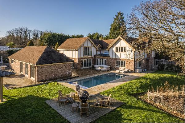 An exquisite, contemporary country home built to exacting standards, offering a blend of l